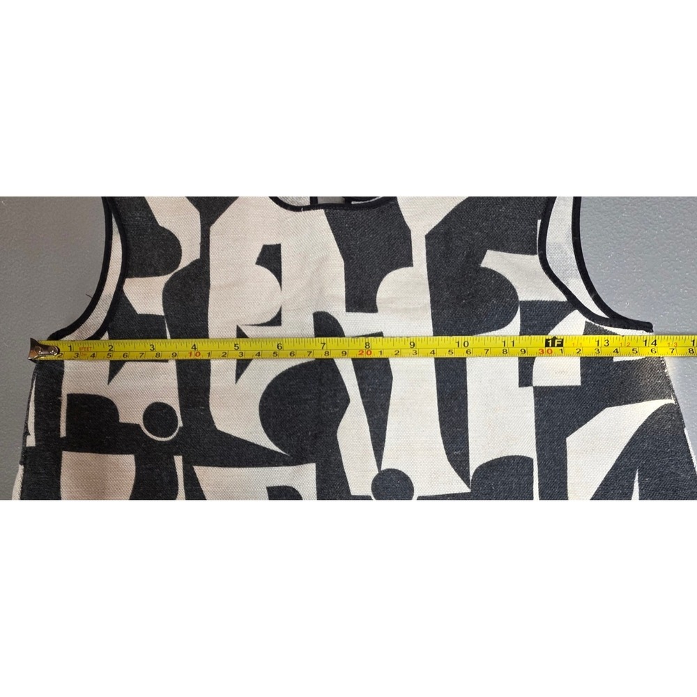 Roksanda Blossom Girls 6 Abstract Geometric‎ Linen Blend Dress - Picture 5 of 15
